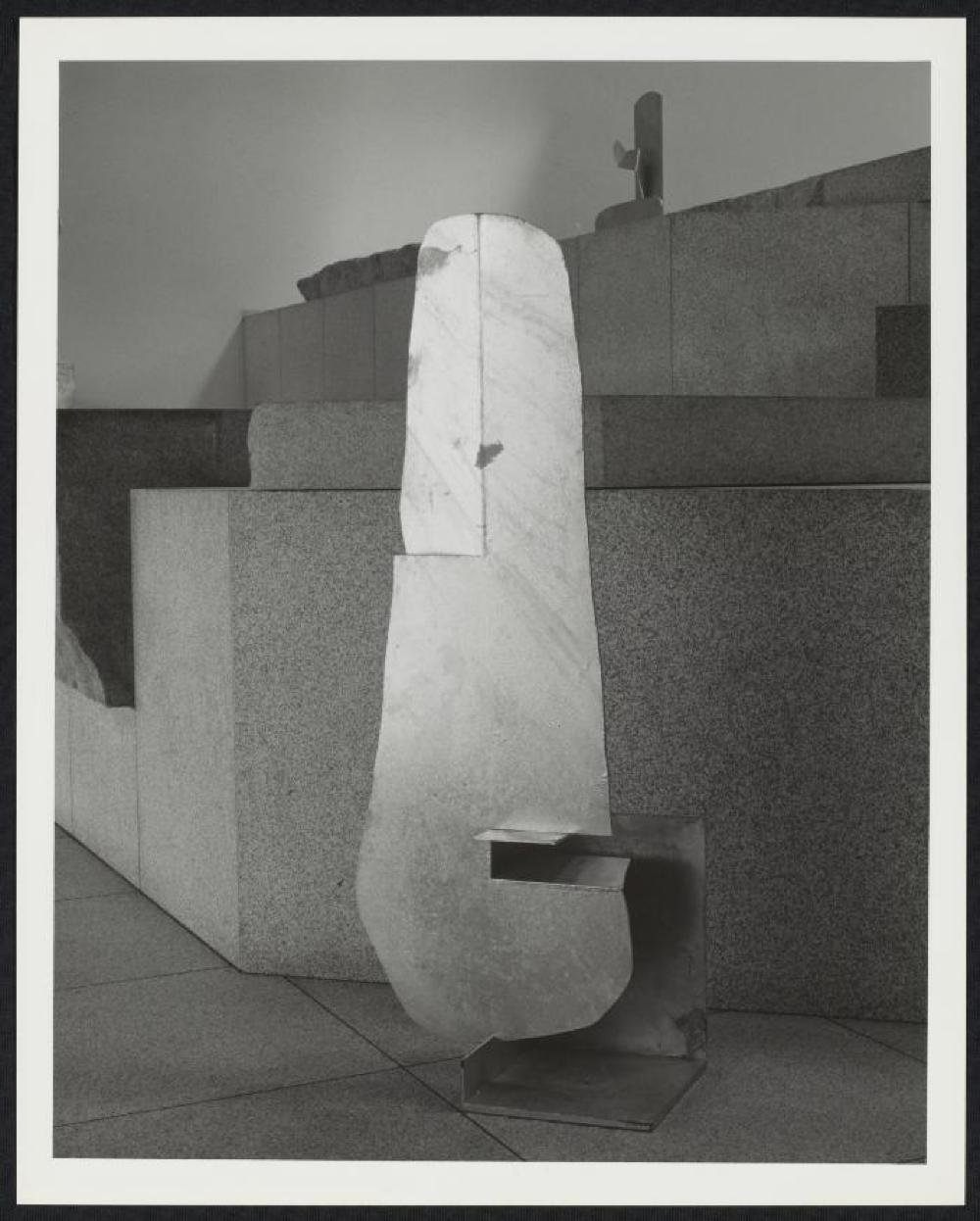 Installation view of "Isamu Noguchi: Steel Sculptures," Sogetsu Plaza (April, 1984)