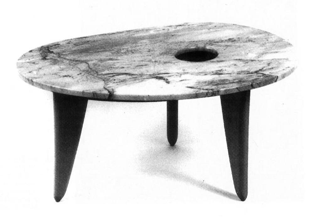 Marble-Topped Coffee Table, image 2