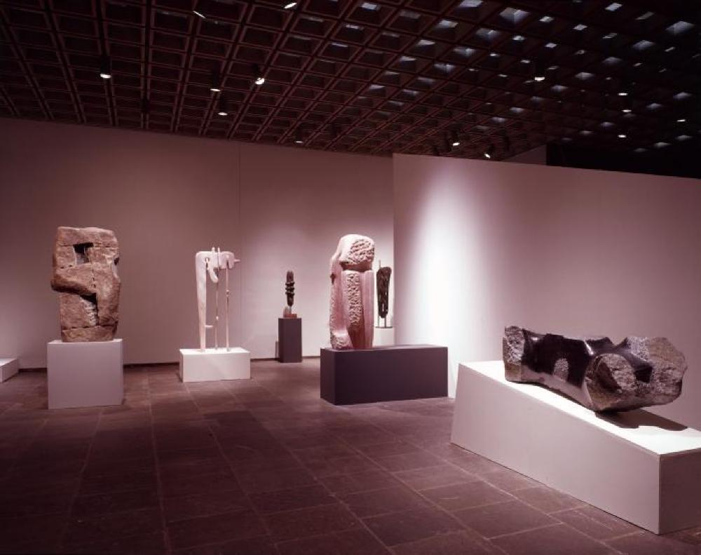 Installation view of "Isamu Noguchi," Whitney Museum of American Art, April 17, 1968 - June 16, 1968