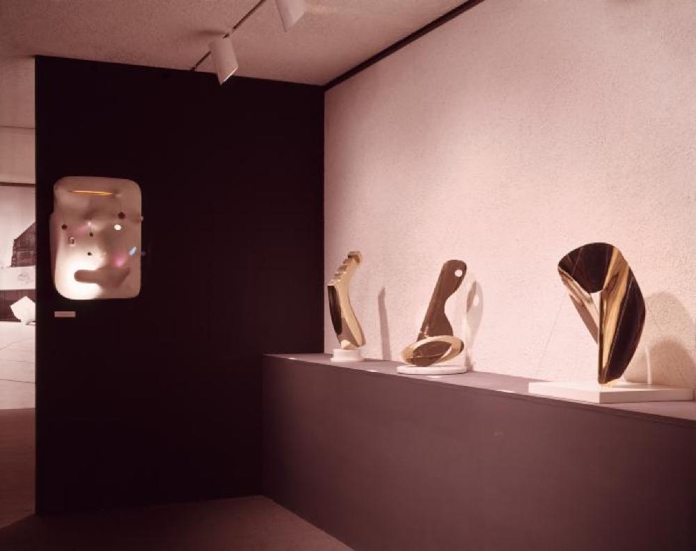 Installation view of "Isamu Noguchi," Whitney Museum of American Art, April 17, 1968 - June 16, 1968.