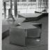 Installation view of Isamu Noguchi: Steel Sculptures, Sogetsu Plaza (April, 1984)