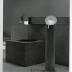 Installation view of Isamu Noguchi: Steel Sculptures, Sogetsu Plaza (April, 1984)