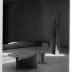 Installation view of Isamu Noguchi: Steel Sculptures, Sogetsu Plaza (April, 1984)