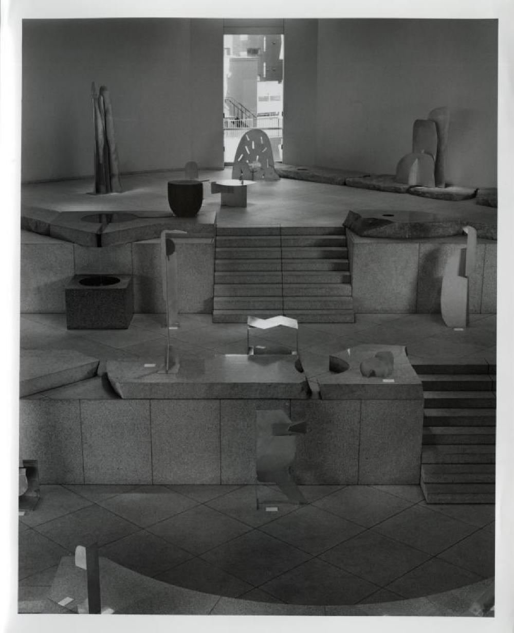 "Isamu Noguchi: Steel Sculptures," Sogetsu Plaza (April, 1984).