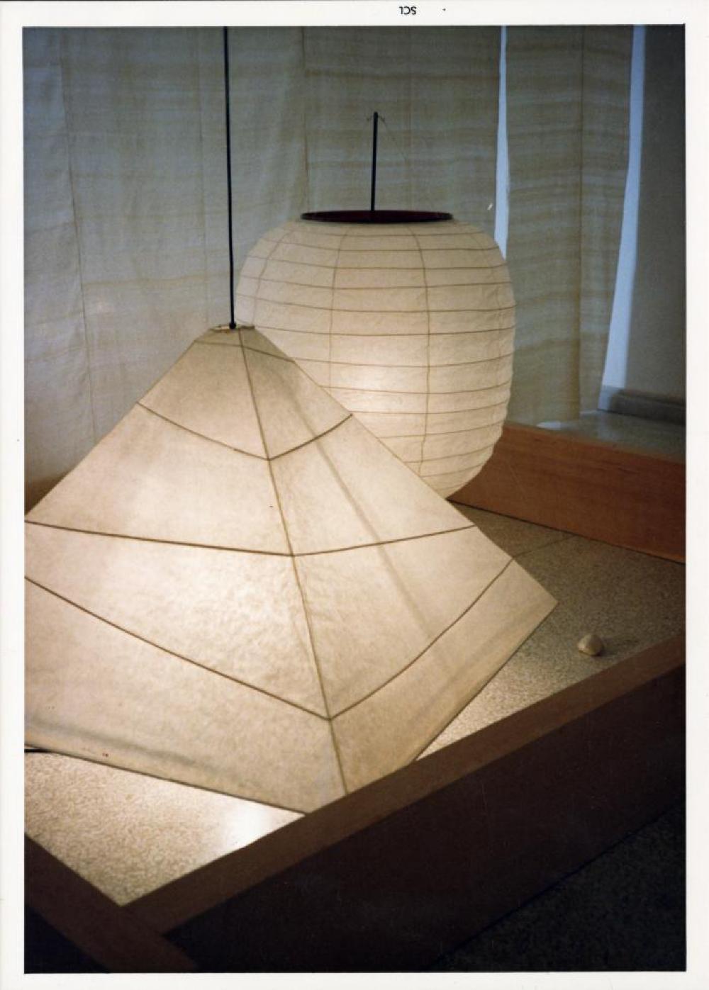 Installation view of "Isamu Noguchi:  What is Sculpture?," 1986 Venice Biennale, June 29, 1986 - September 28, 1986.