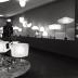 Installation view of Isamu Noguchi Exhibition, Chuo Koron Gallery; Isamu Noguchi with camera