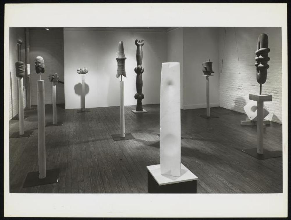 Installation view of "Isamu Noguchi," Stable Gallery